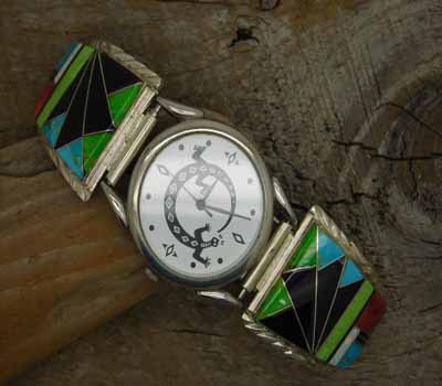 Native American Inlay Watch - A2